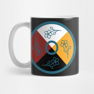 Medicine Wheel Floral WAWEZHI CANADA Mug